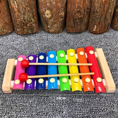 Jouet en Bois - WoodenToys™ - Xylophone - L'Éveil des tout - petits