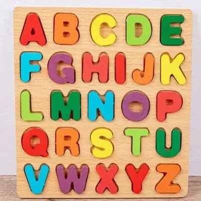 Puzzle en Bois - MontessoriToys™ - Alphabet - L'Éveil des tout - petits