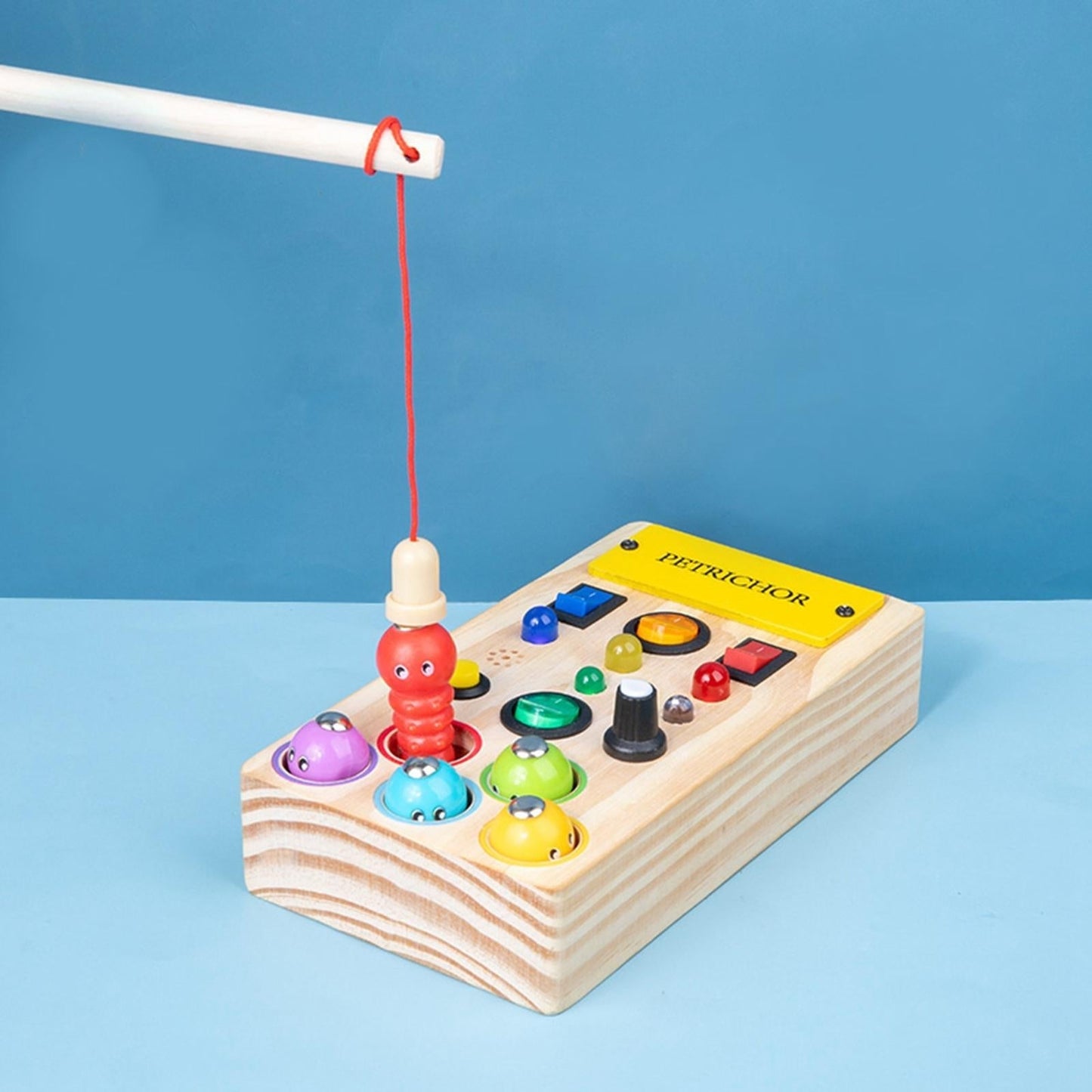 Tableau Montessori - BusyBoardCircuit™ - Pêche - L'Éveil des tout - petits